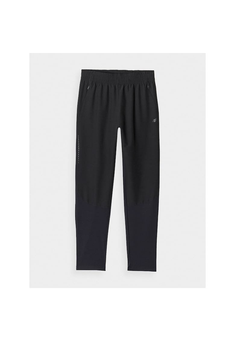Pantaloni Alergare Barbati Antracit - Material Usor - Uscare Rapida - Elemente Reflectorizante - Sezon AW24