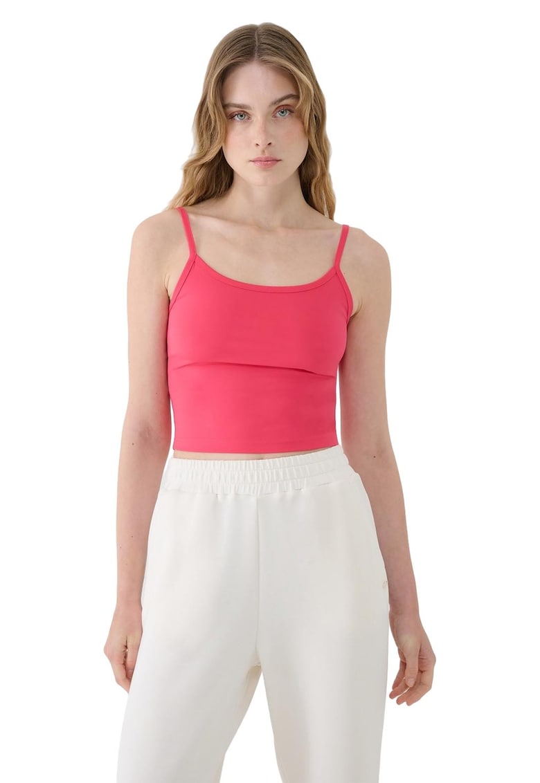 Top pentru dama Roz Sintetic - Roz