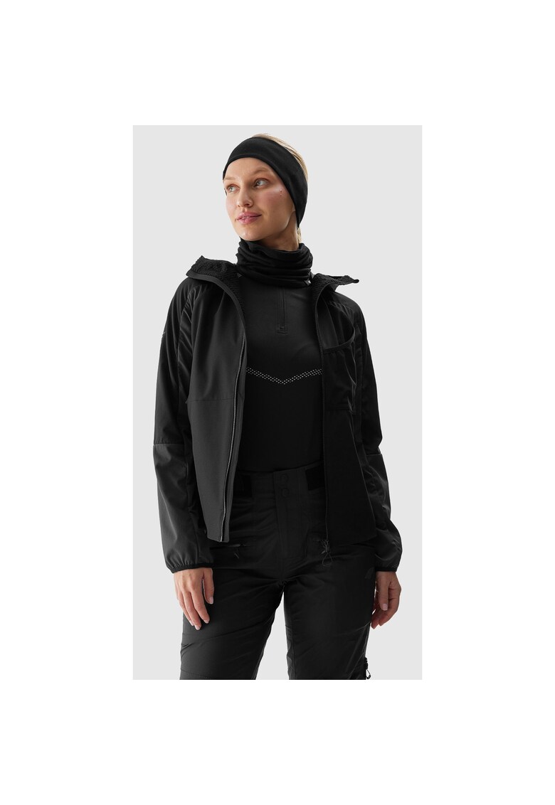 Jacheta de schi de tura pentru femei neagra - tehnologie Primaloft - impermeabila - elastica -