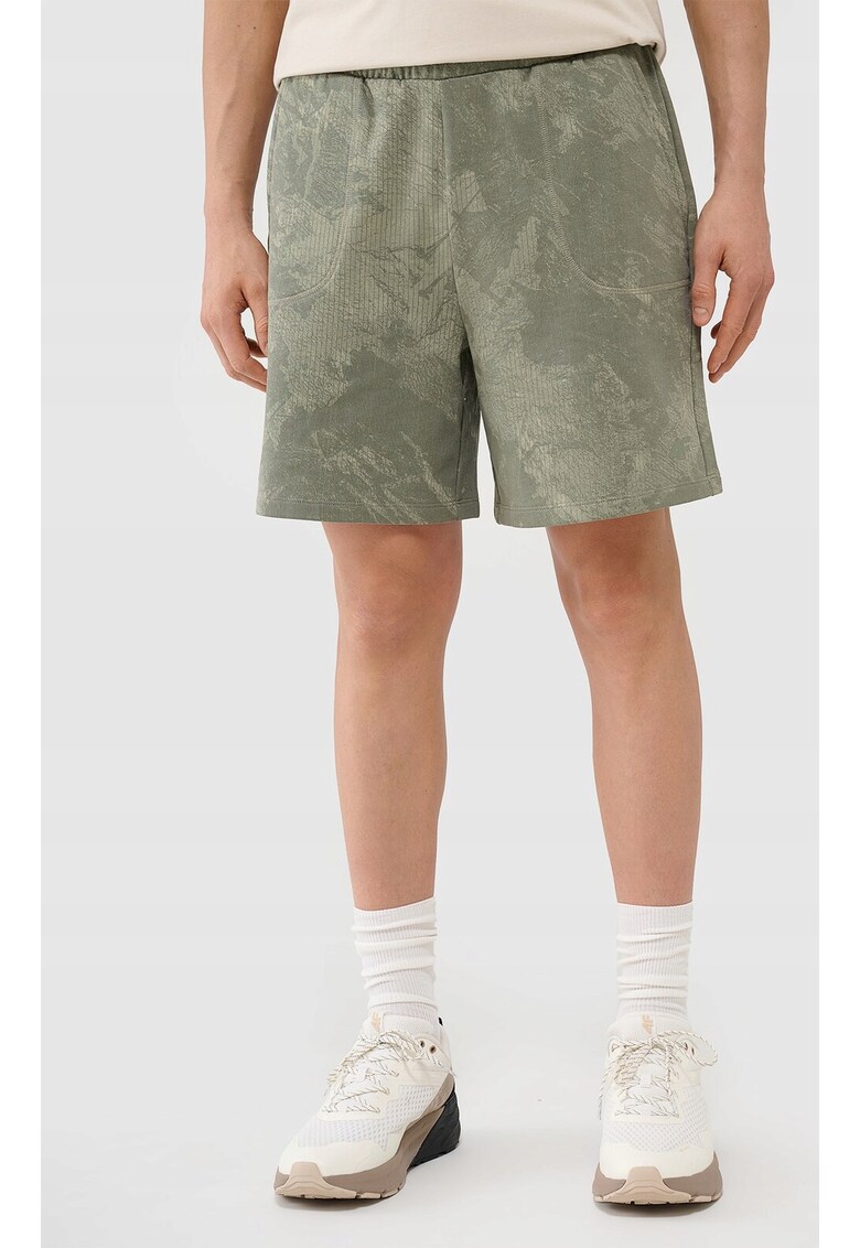 Pantaloni scurti barbati masliniu - bumbac
