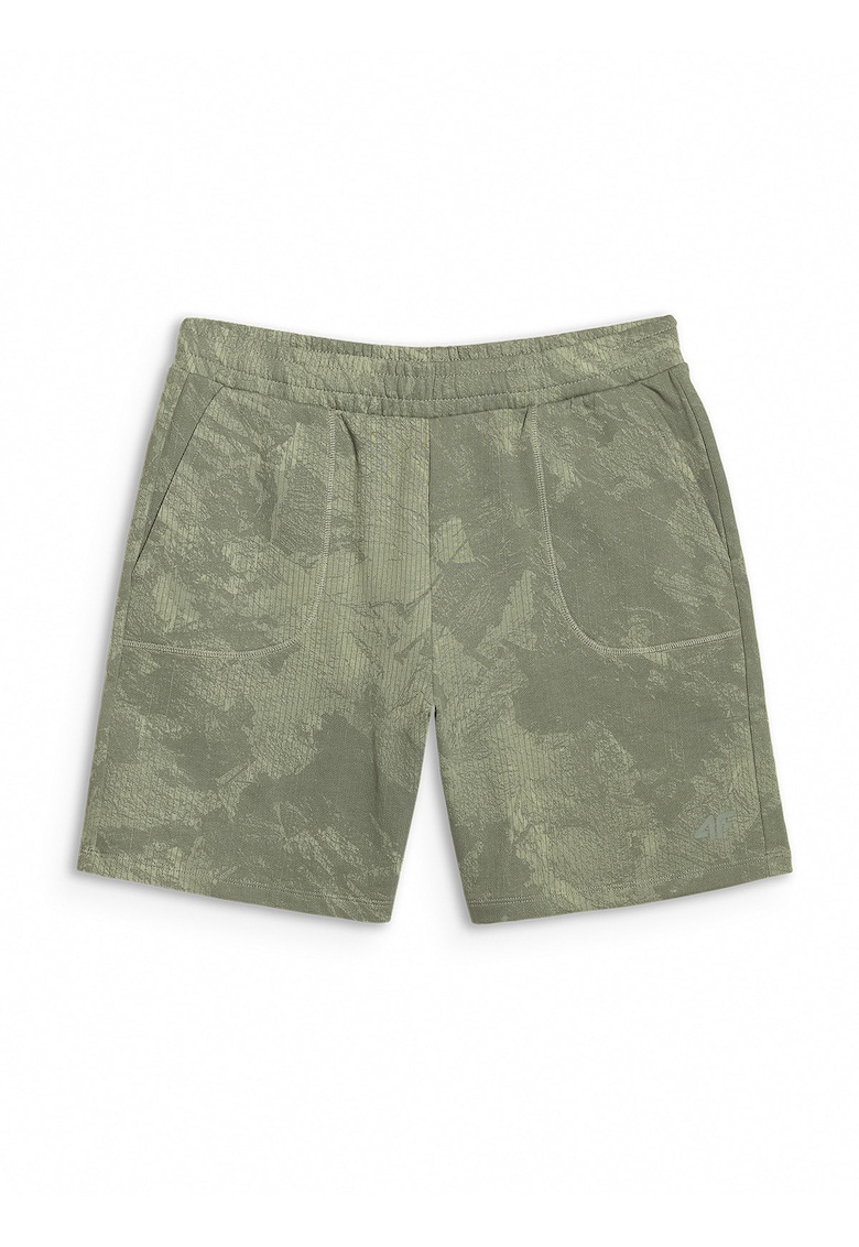 Pantaloni scurti barbati masliniu - bumbac