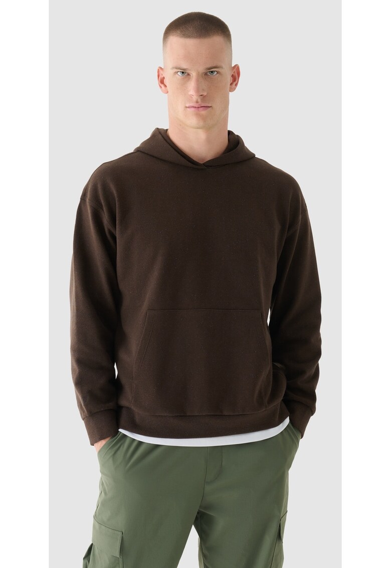 Hanorac Barbati Oversize Maro Bumbac - Maro