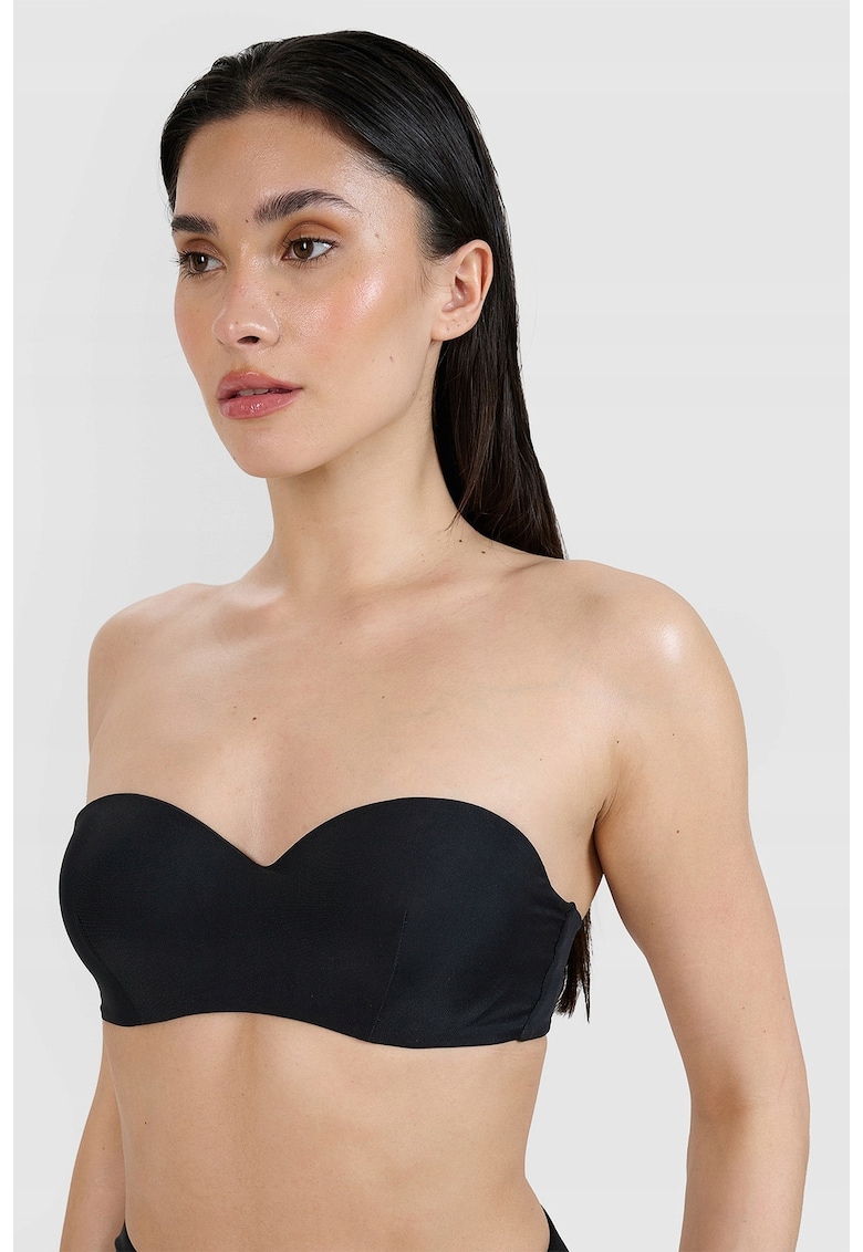 Top de baie bikini dama - negru - sintetic