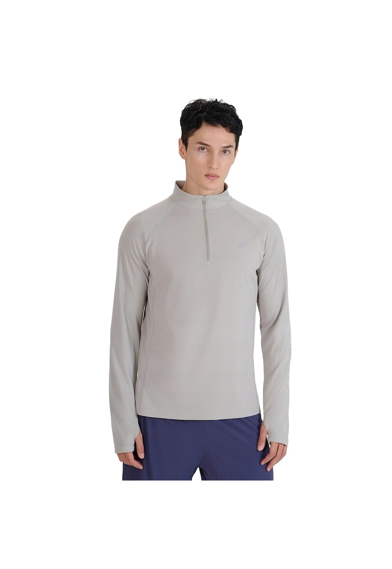 Bluza sport alergare montana - uscare rapida - gri - material sintetic -