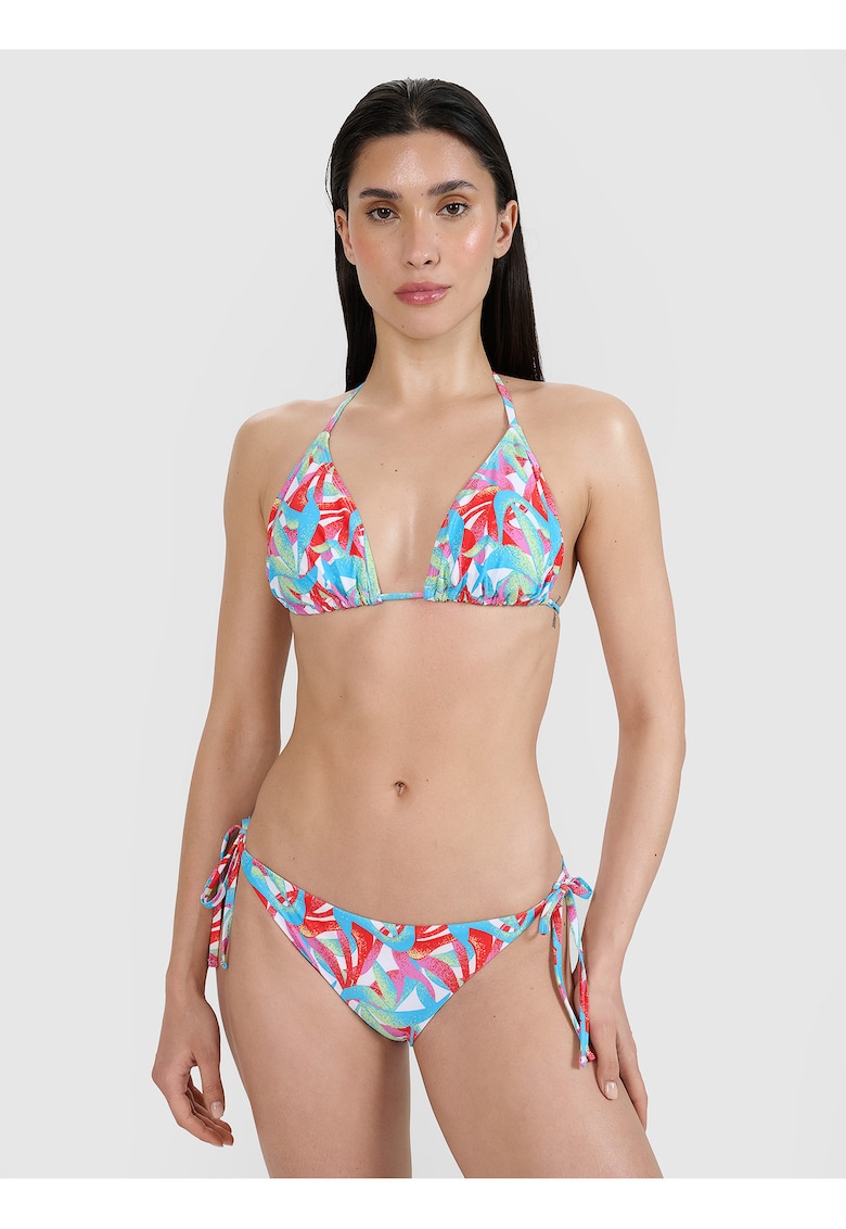 Top de baie pentru femei multicolor - cupe detasabile - material elastic