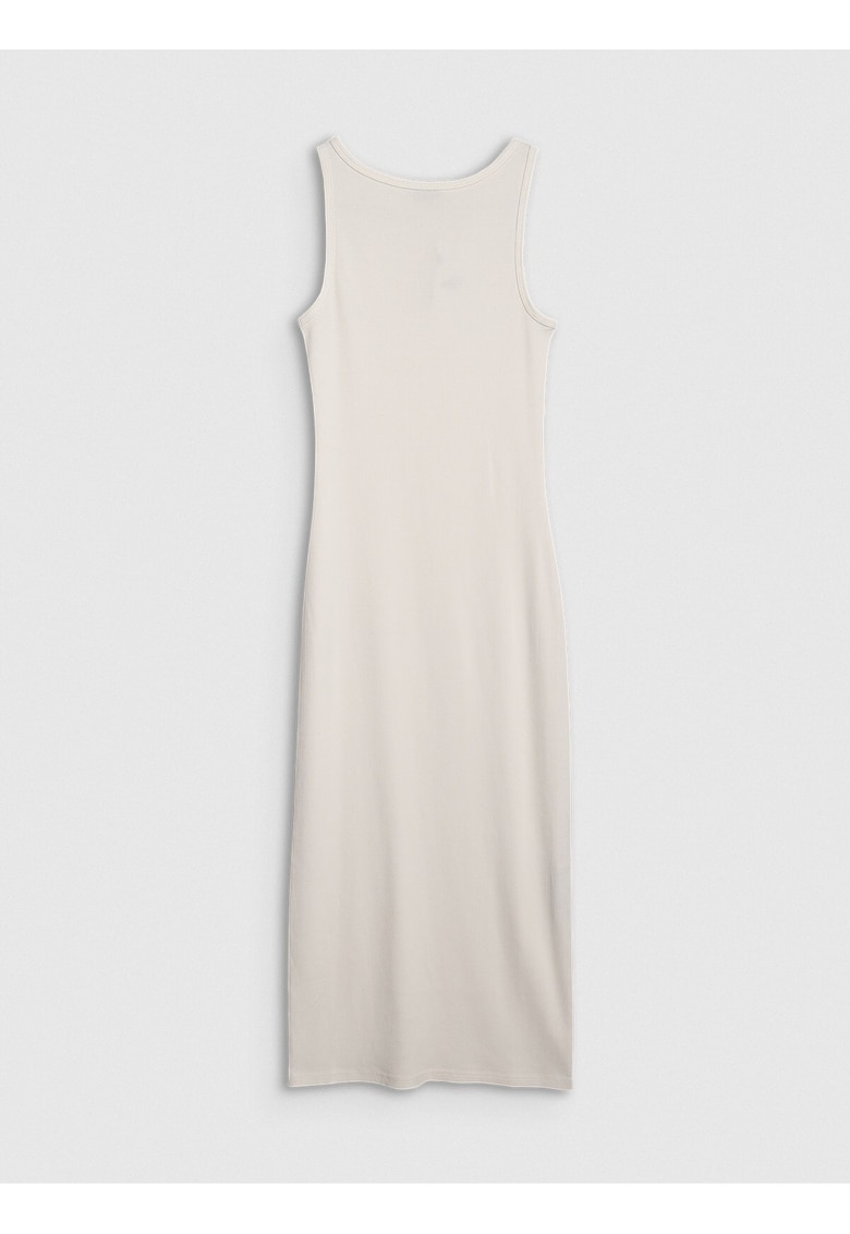 Rochie din tricot alb - bumbac