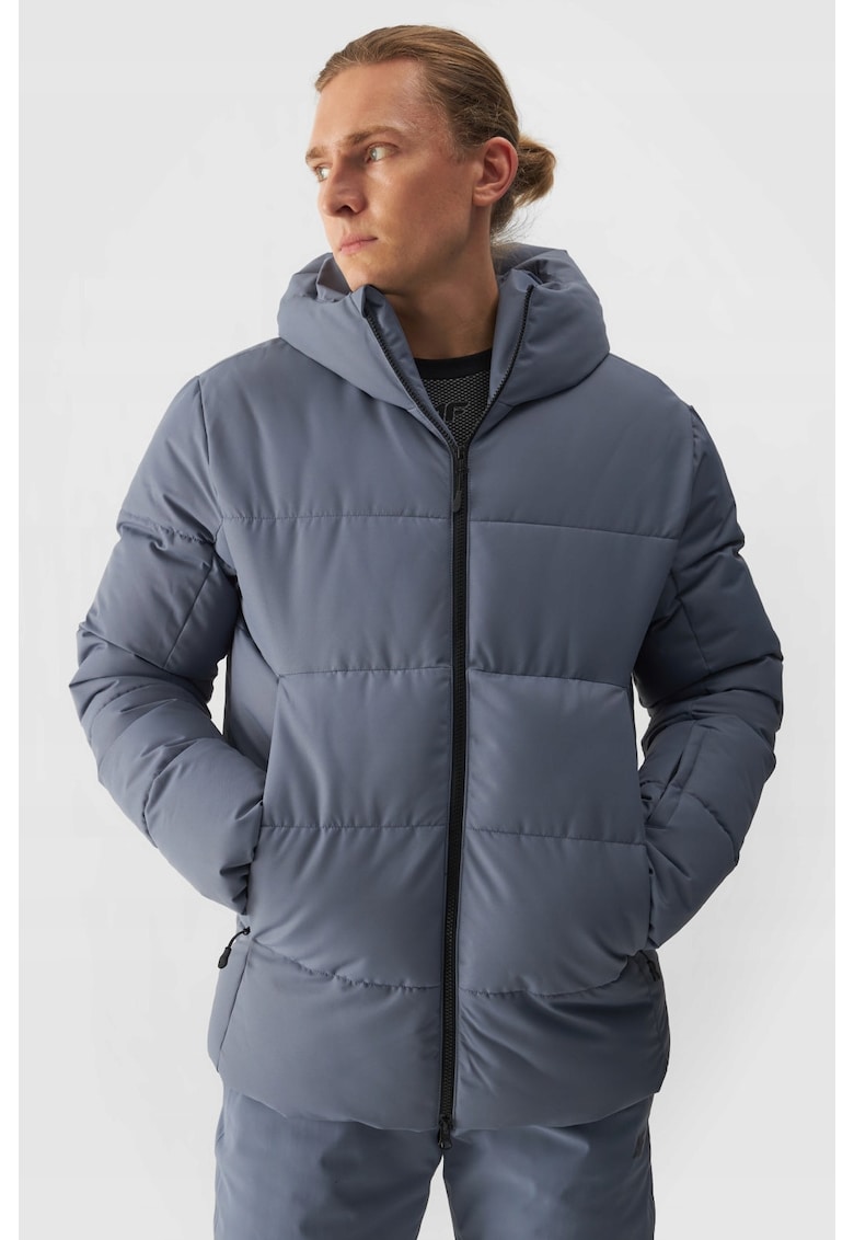 Geaca de schi tehnica pentru barbati NeoDry 5000/3000 - gluga reglabila - impermeabila - buzunare multiple - confort termic optim - sezon AW24 - culoare denim - marimi S-