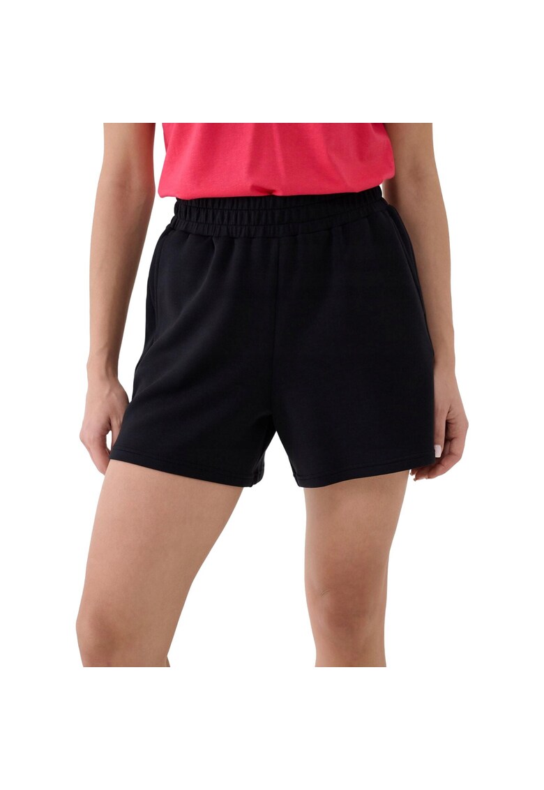 Sorturi Sport Zilnice F540 Femei Modal&Poliester Negru - Confort Sportstyle