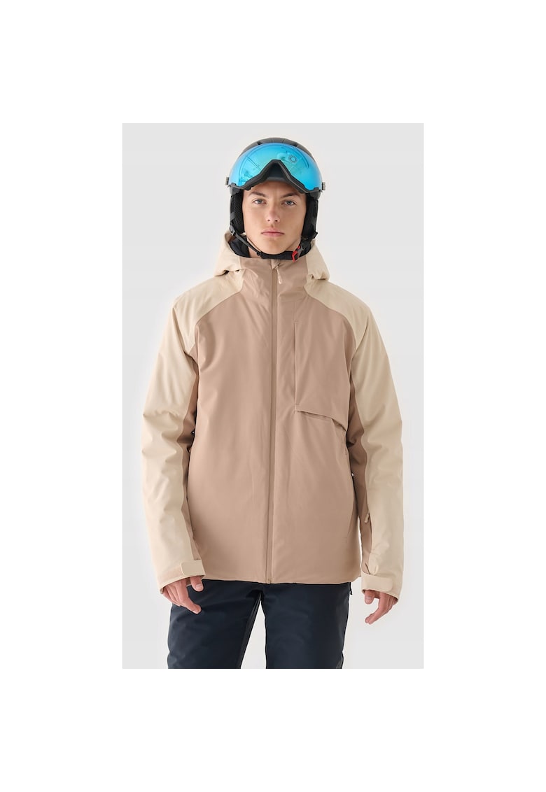 Geaca Ski Barbati NeoDry 8000/5000 - Tehnologica - Bej - Impermeabila - Ventilatie Regulabila - Marimi S-