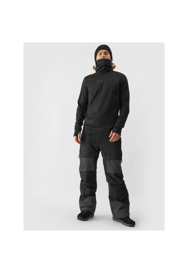 Bluza termica pentru barbati sintetic/elastan - negru