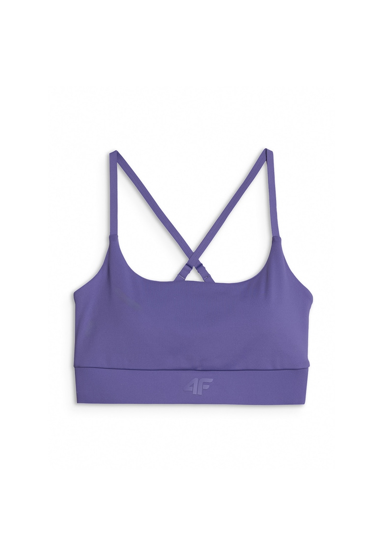Bustiera sport elastan/sintetic - bretele subtiri - mov