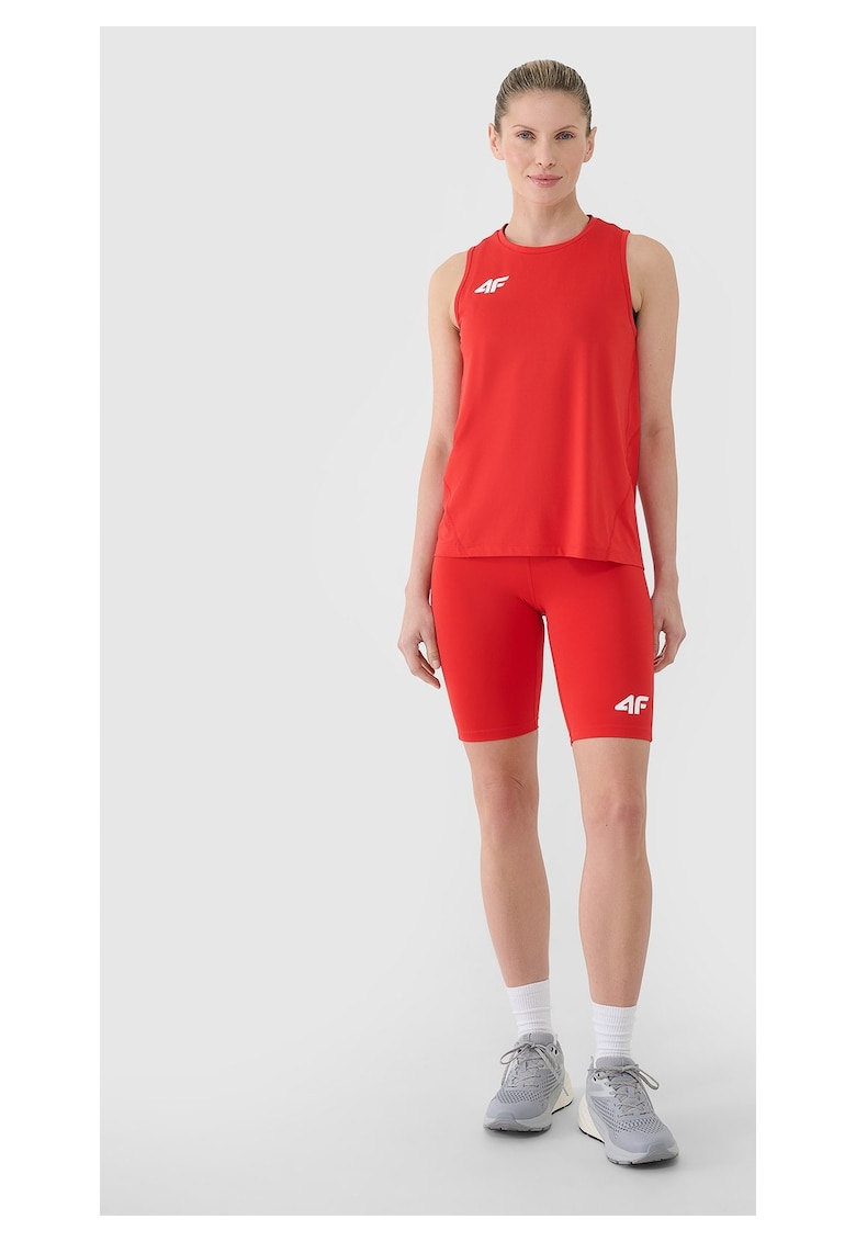 Colanti de ciclism rosii - slim - cu uscare rapida