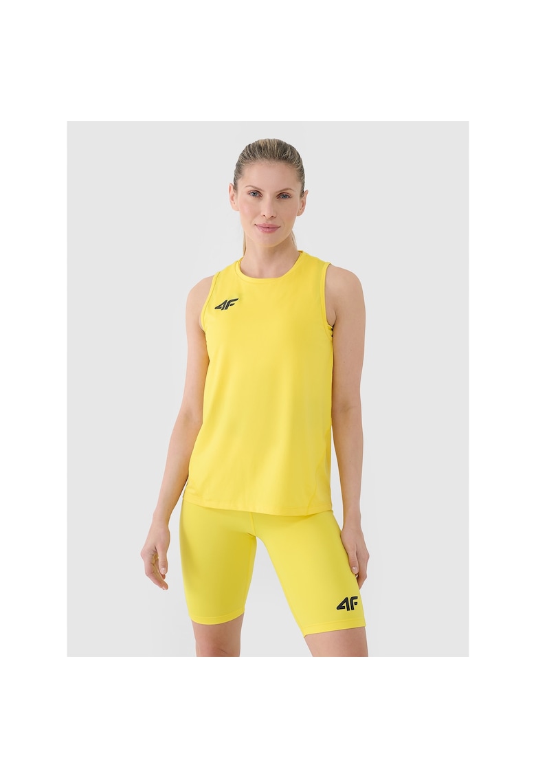 Maiou sport galben - uscare rapida - material sintetic - pentru antrenament femei