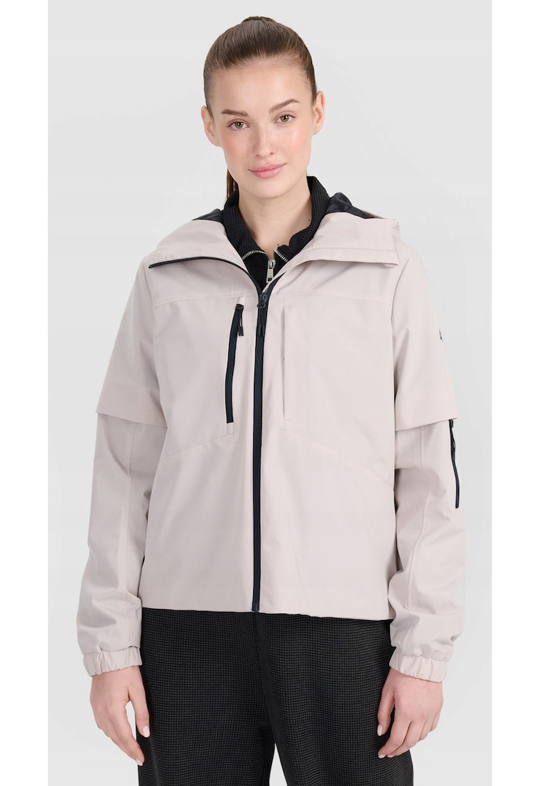 Jacheta dama bej - membrana NeoDry 5000 - croiala supradimensionata - pentru femei - sintetic