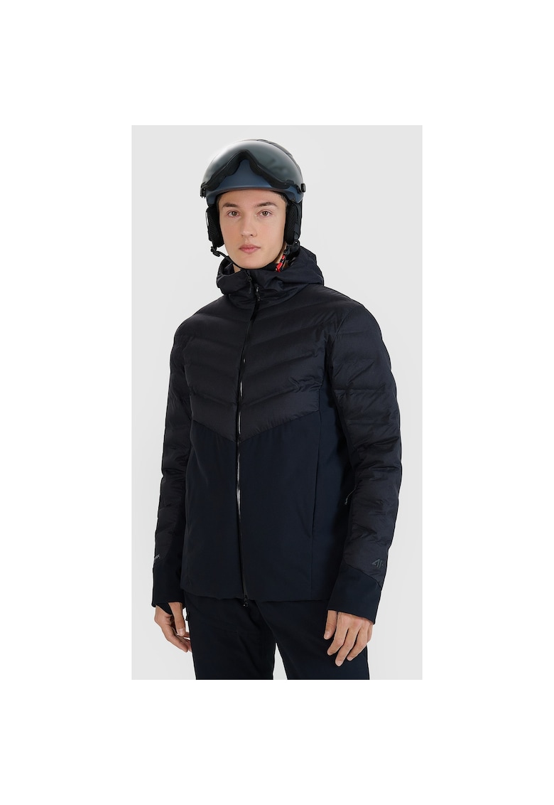 Jacheta Tehnica Schi Barbati Pertex & NeoDry - Impermeabila - Respirabilitate Avansata - Umplutura Primaloft - Negru Intens - AW24