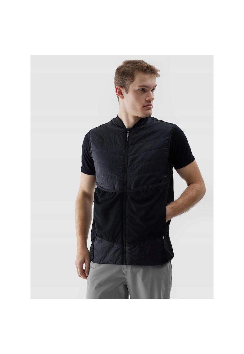 Veste sport barbati sintetic - negru