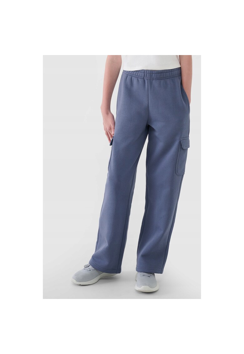 Pantaloni copii - croi larg - bleumarin - bumbac