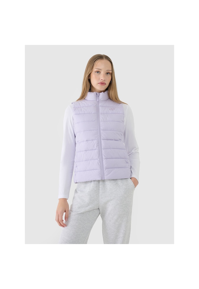 Vesta sport dama puf sintetic - violet - croiala slim - material ripstop