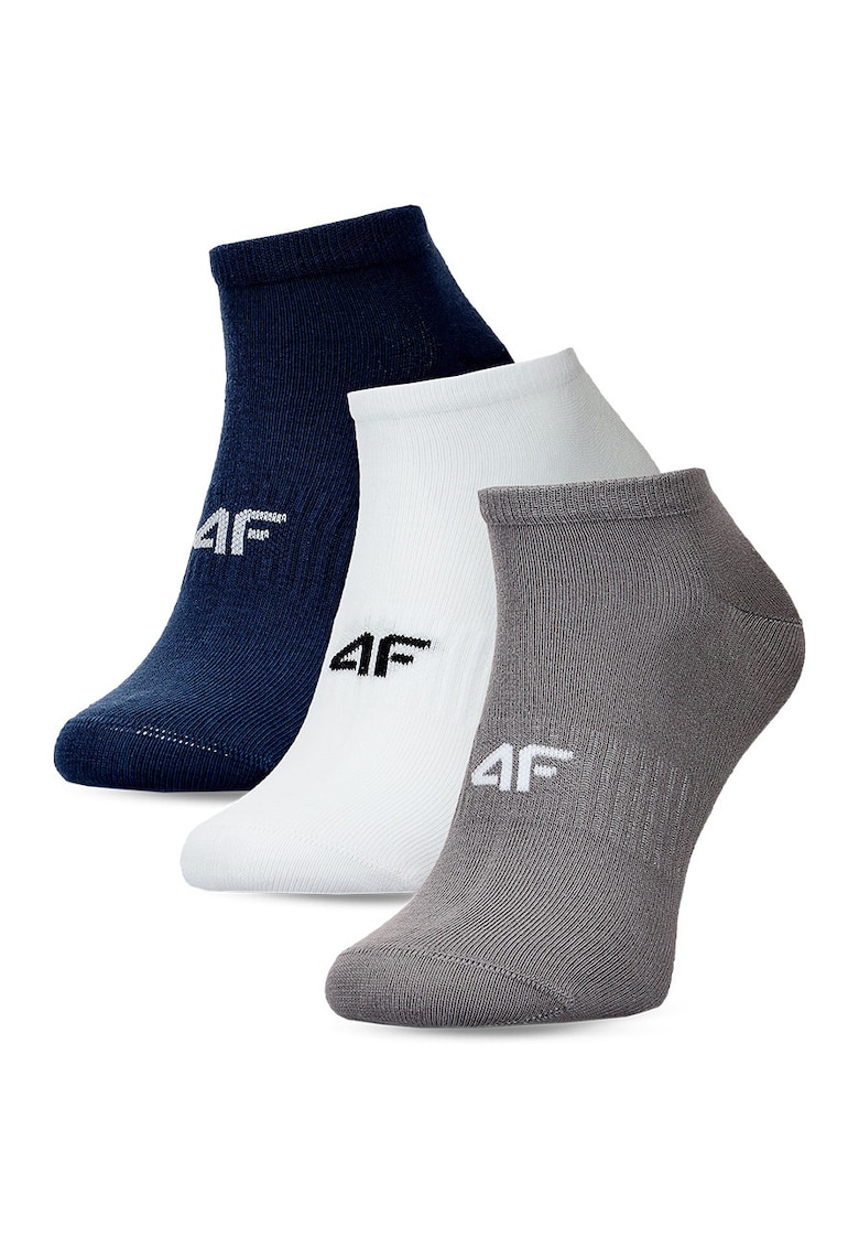 Set Sosete Barbati Sportstyle - 3 Perechi - Bumbac Elastic - Multicolor - Marimi 39-46 - Confort si Rezistenta
