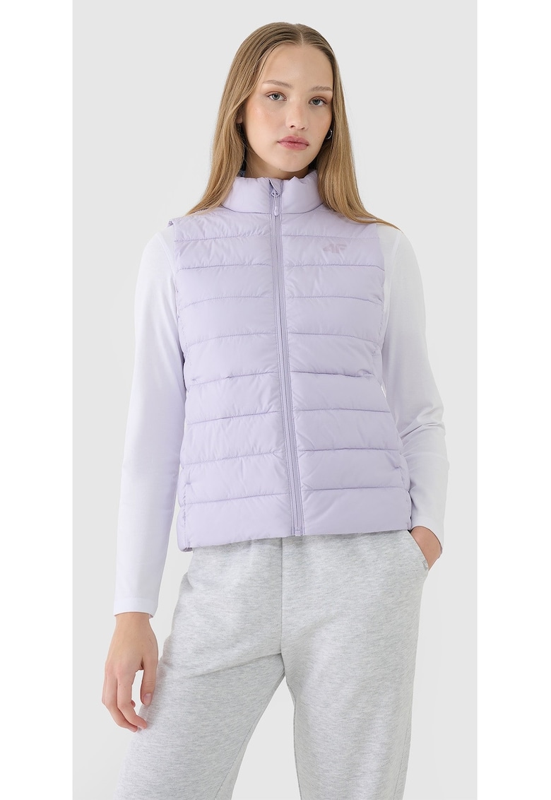 Vesta dama puf sintetic - mov - slim - hidrofob