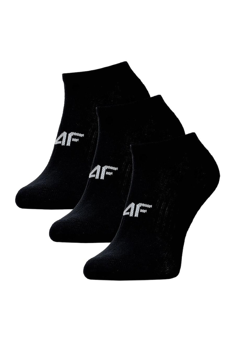 Talpici Femei 3 Perechi - Bumbac Negru - Marime 35-42 - Confort & Rezistenta - Logo  SPORTSTYLE