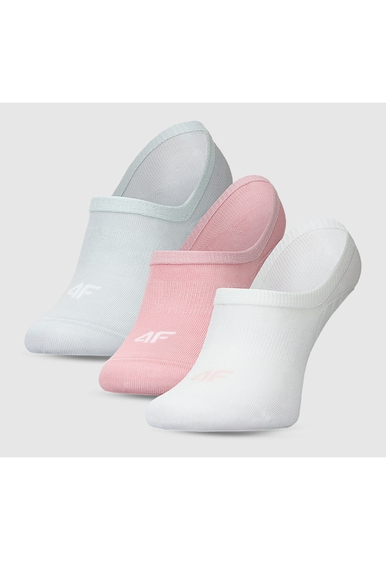 Sosete dama - set de 3 -  multicolor - bumbac