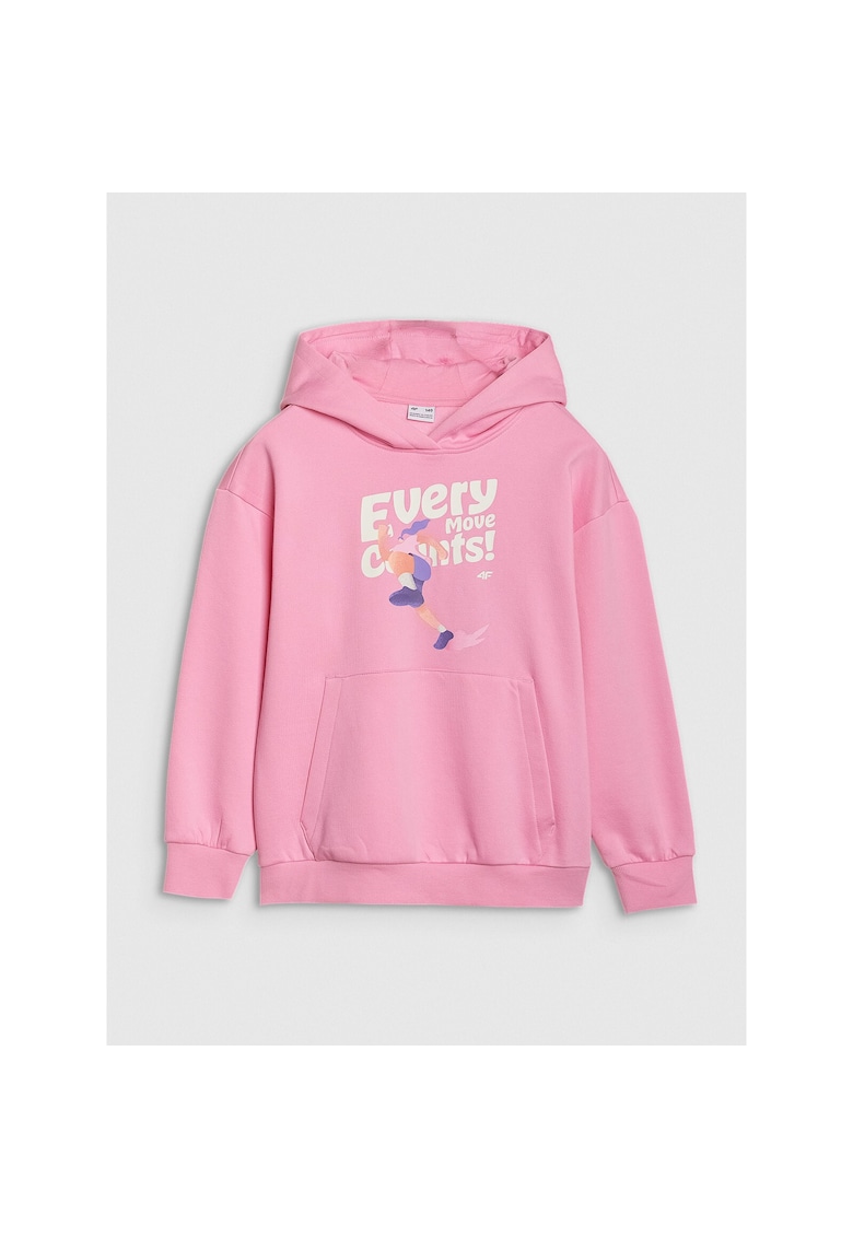 Hanorac pentru fete - Every move counts - Roz