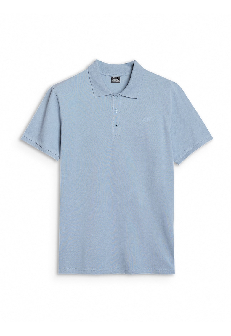 Tricou Polo Barbati Albastru Bumbac - Sportstyle - S-XXL - Albastru
