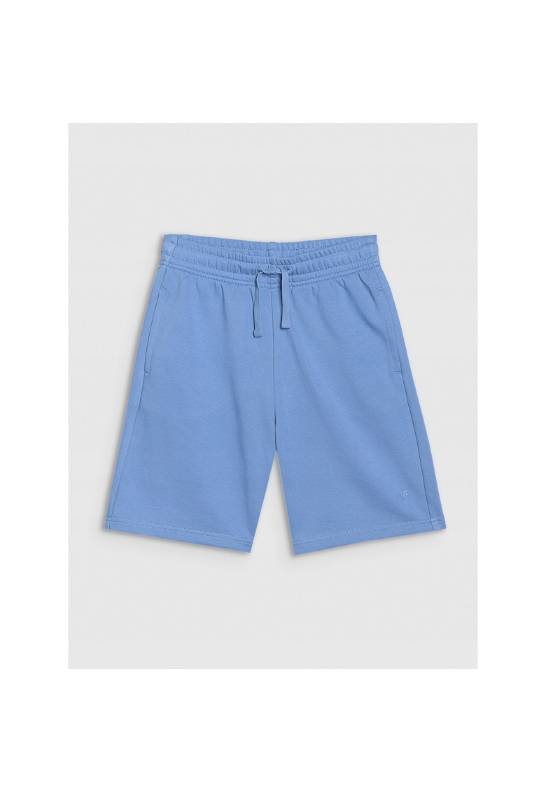 Pantaloni scurti de trening pentru baieti - bumbac - albastru