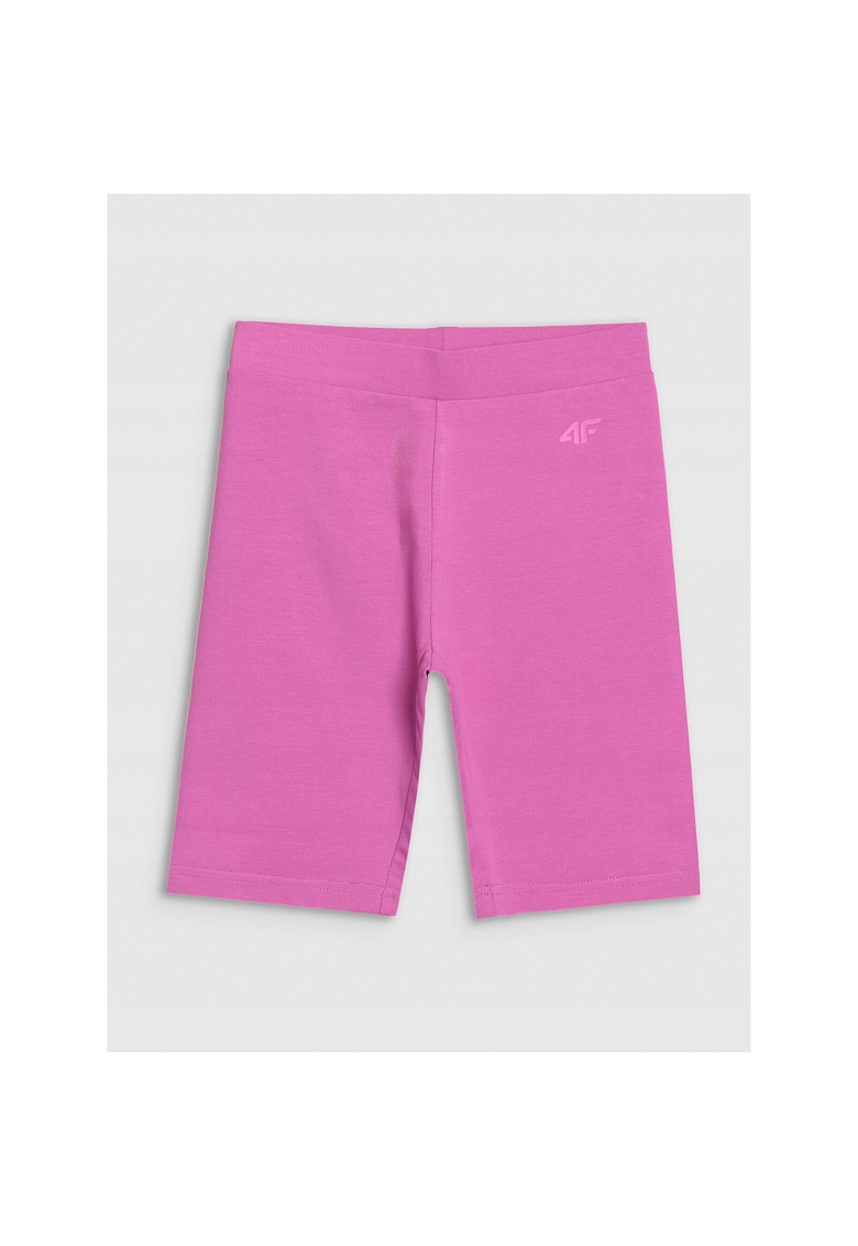 Colanti ciclism roz - slim fit - bumbac - pentru fete