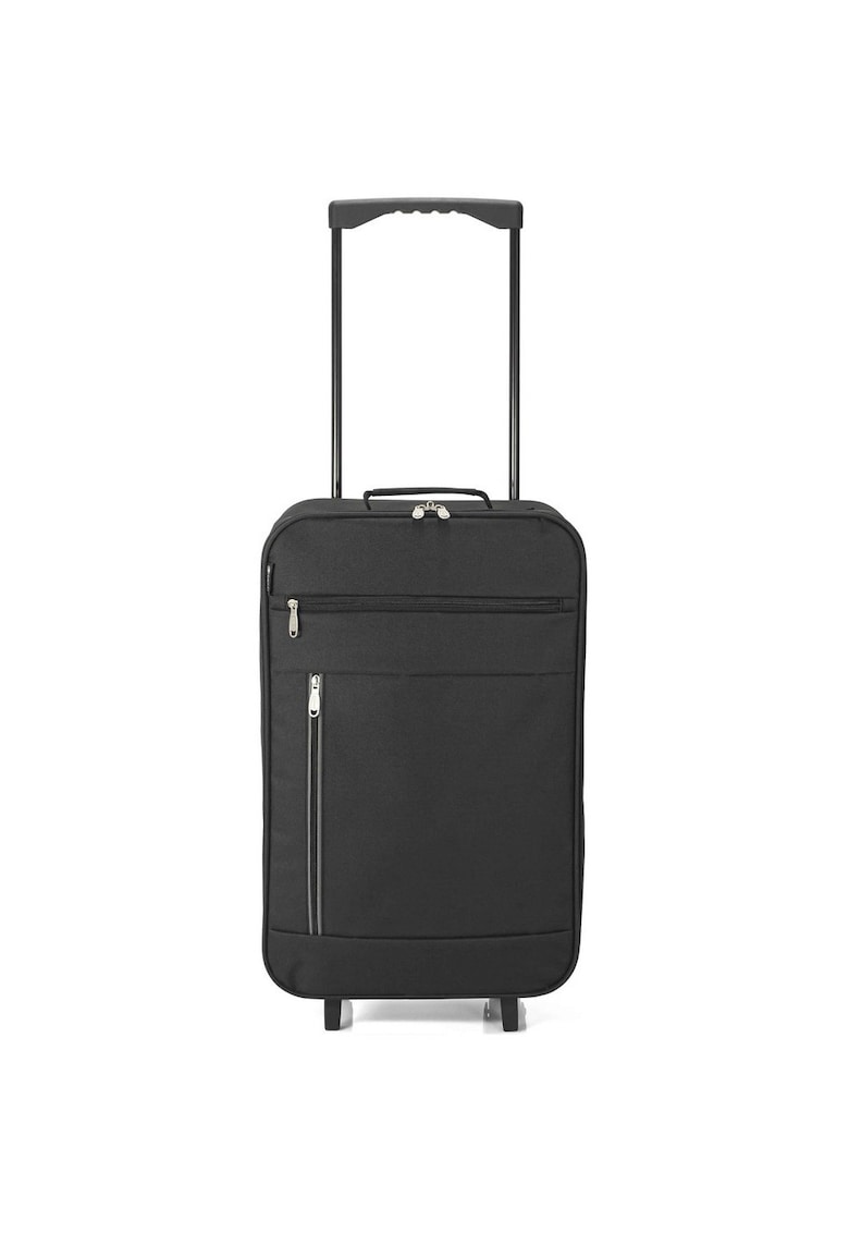 Troler Cabina - Pliabil - Poliester - 2 Roti - BZ 5813 - Negru