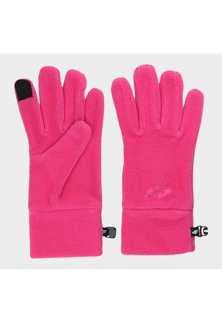 Manusi Polar pentru Copii Unisex Roz - Touchscreen - Microfleece - Ideale pentru Iarna -