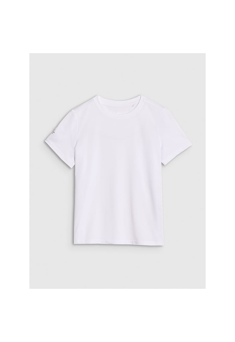 Tricou sport baieti - uscare rapida - sintetic - alb