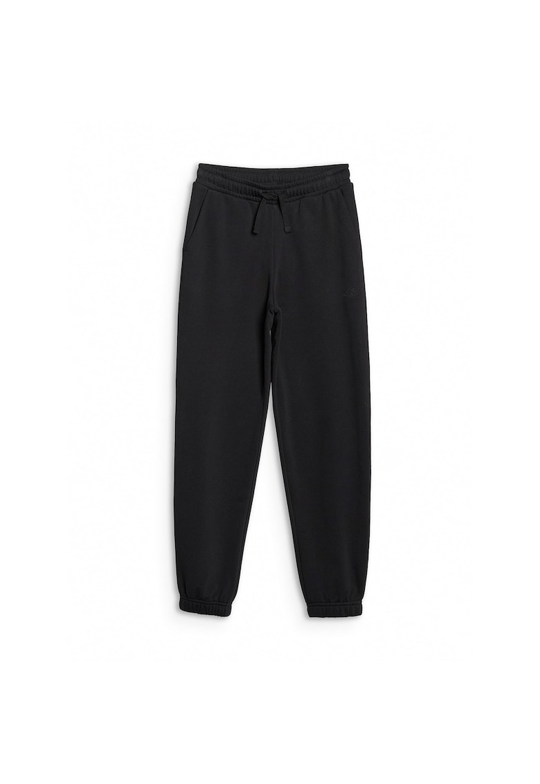 Pantaloni sport copii - negru - stil sportiv - textil pentru fete