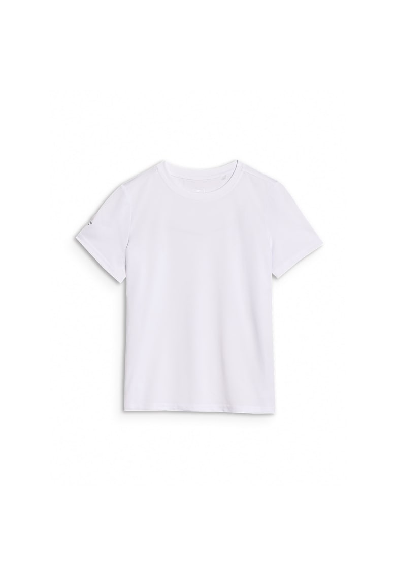 Tricou sport baieti - uscare rapida - sintetic - alb