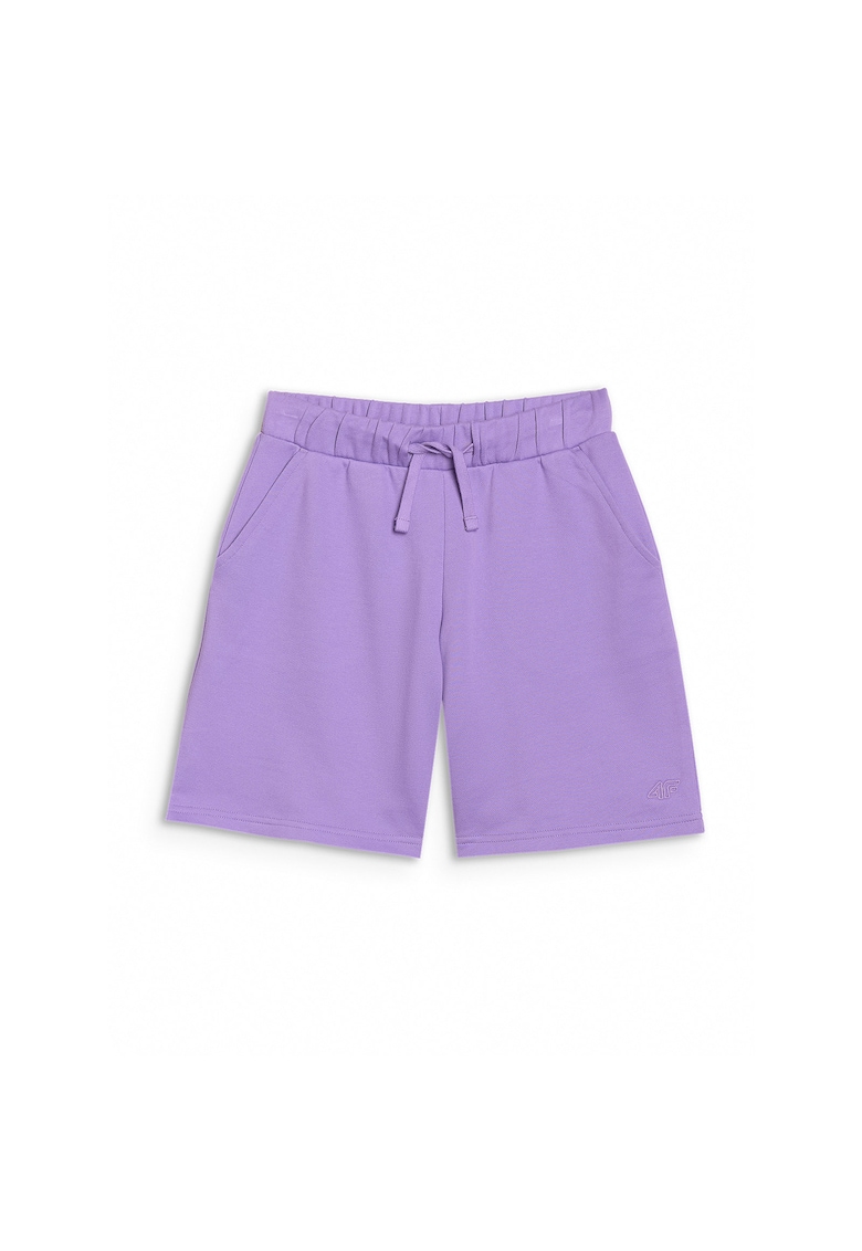 Sort de Trening Oversize Fete Violet Bumbac JUNIOR - Sportstyle - Marime 140 - SS25