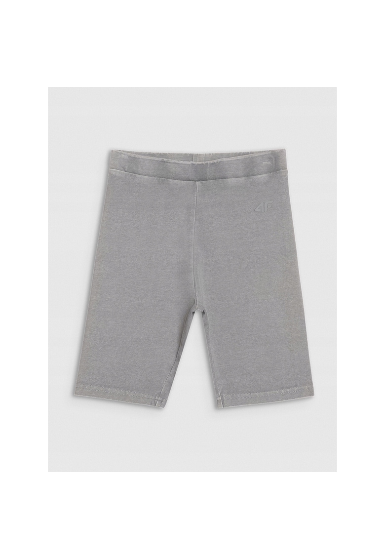 Colanti sport  pentru fete - talie inalta - croiala slim - gri - 95% bumbac