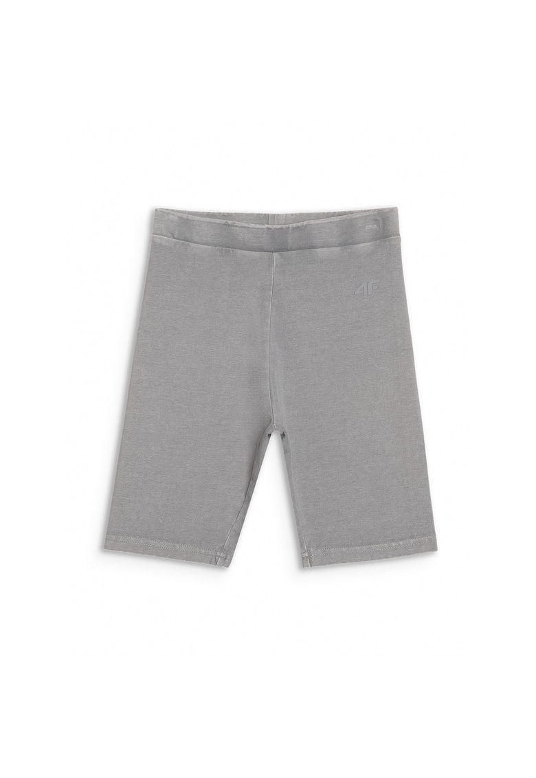 Colanti sport pentru fete - talie inalta - croiala slim - gri - 95% bumbac