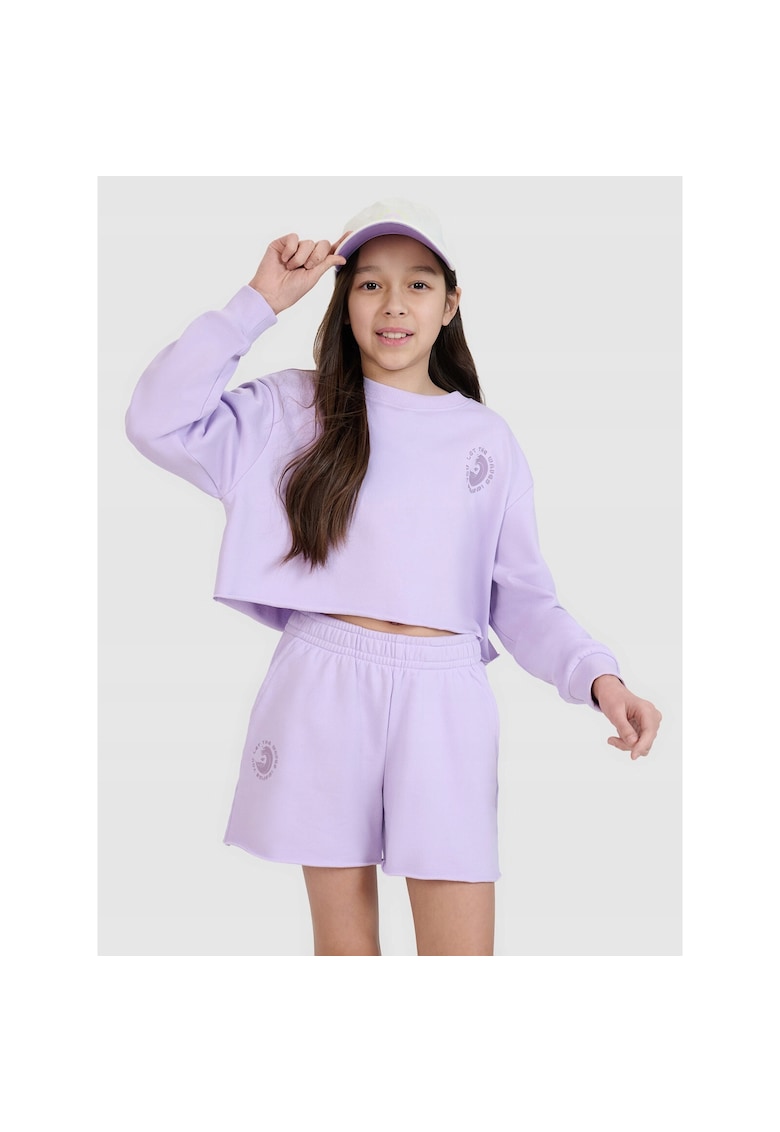 Hanorac copii violet - pentru fete