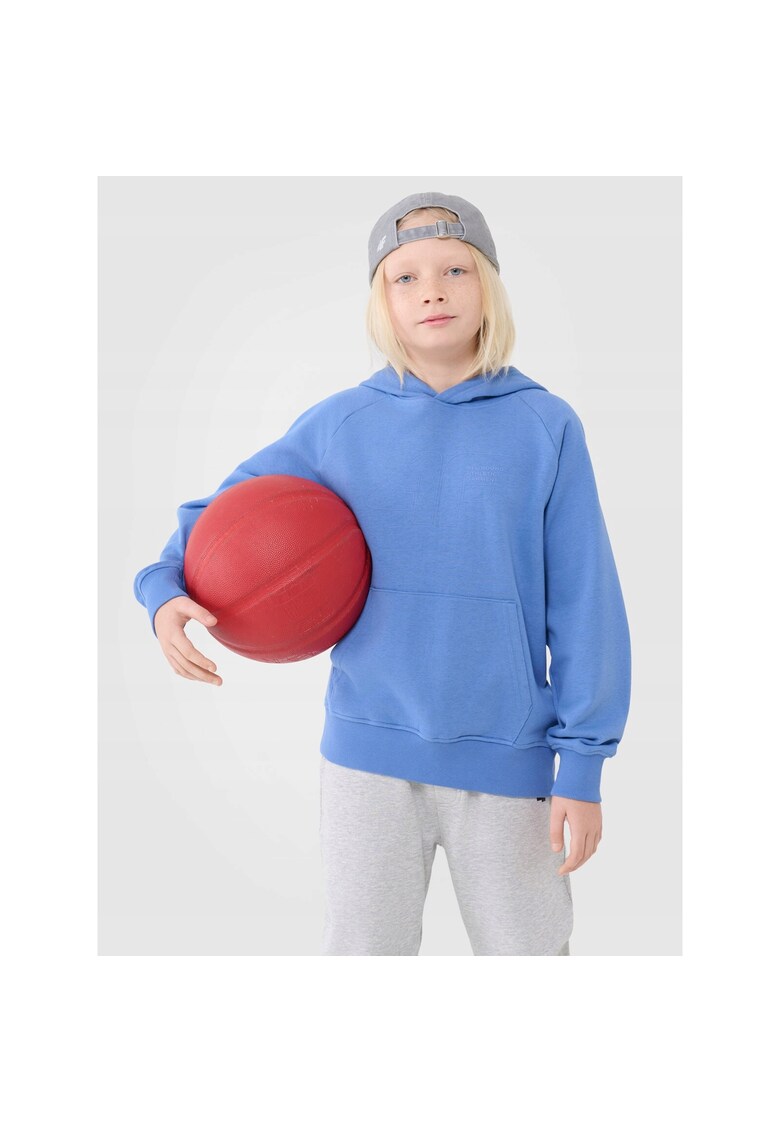 Hanorac copii albastru - bumbac/poliester