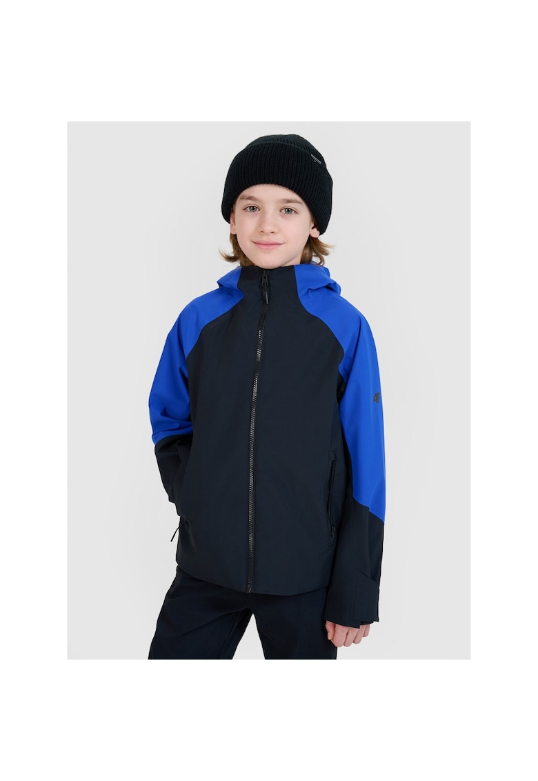 Jacheta trekking copii Poliester - membrana NeoDry 5000 - albastra