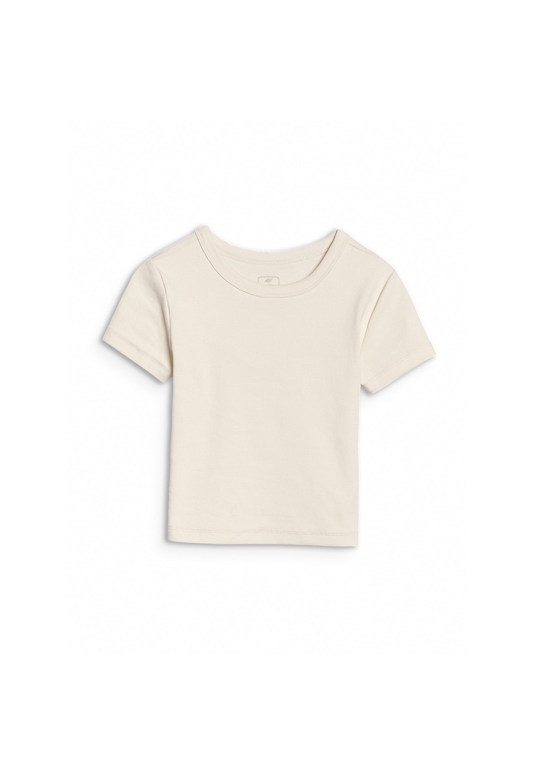 Tricou fete JWSS25TTSHF1852-12S - 4F - Bumbac - Bej