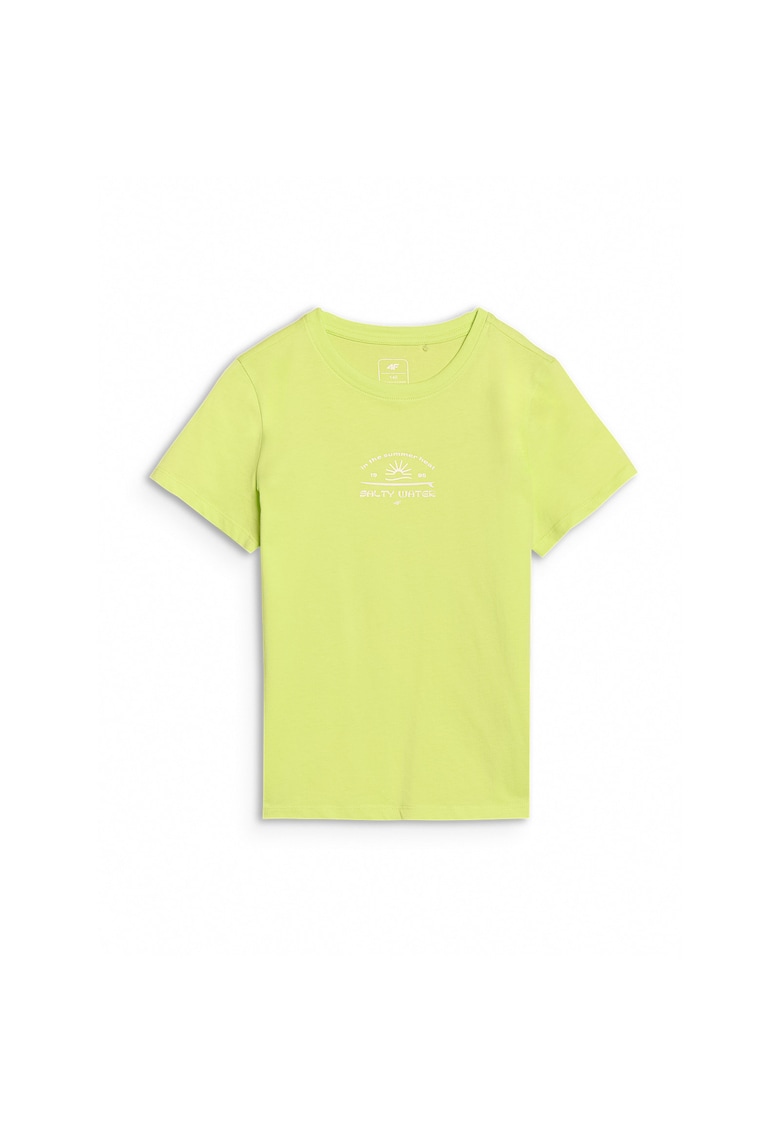 Tricou fete Bumbac - Verde - Verde