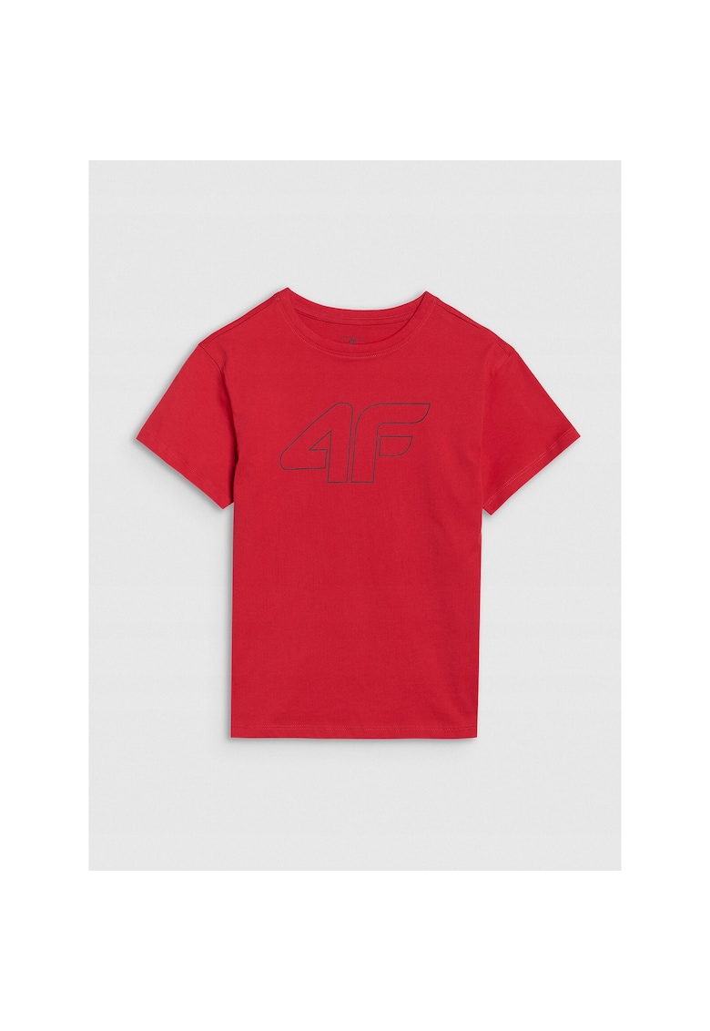 Tricou baieti oversize 100% bumbac - rosu - marime 158 - sport si casual - Junior