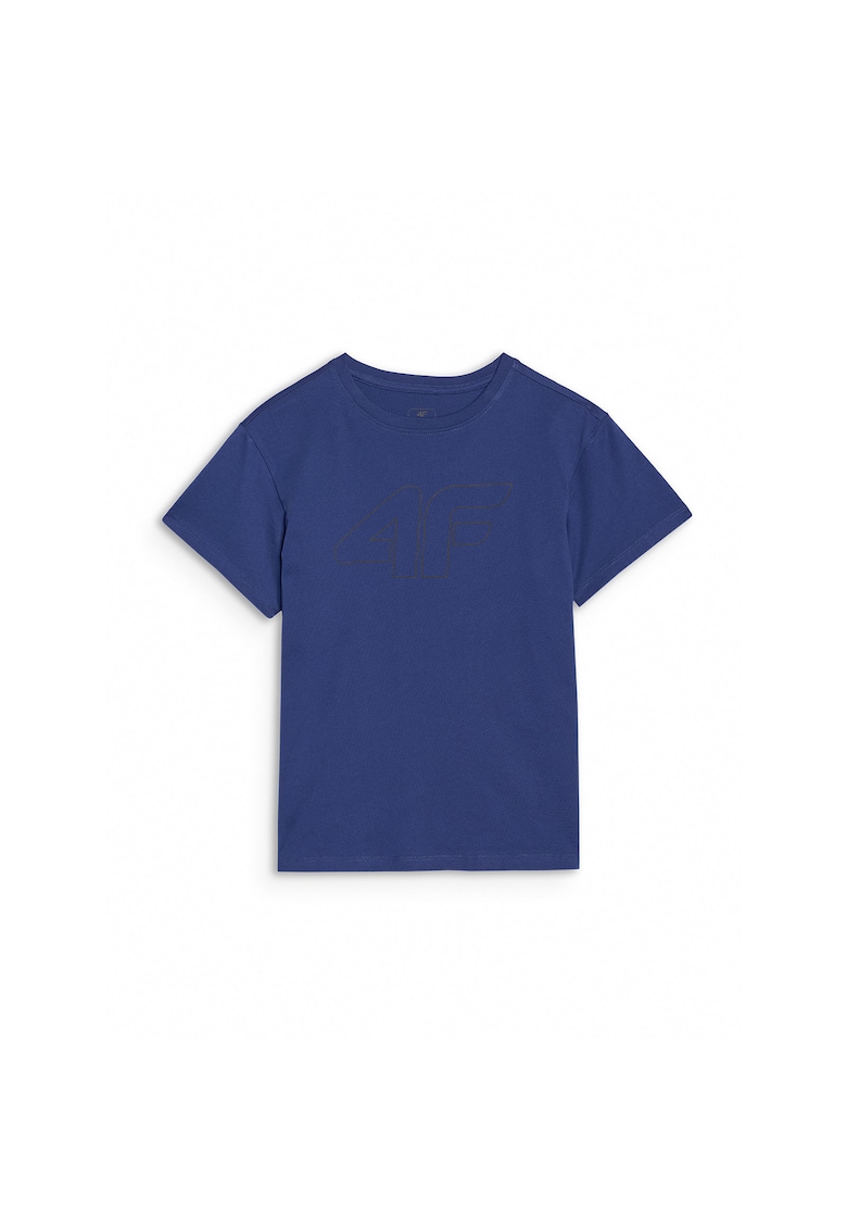 Tricou Oversize Bumbac Cobalt - Albastru