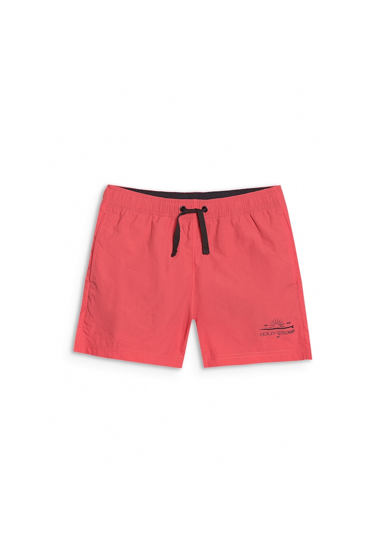 Pantaloni scurti de surf poliester - pentru baieti - rosu