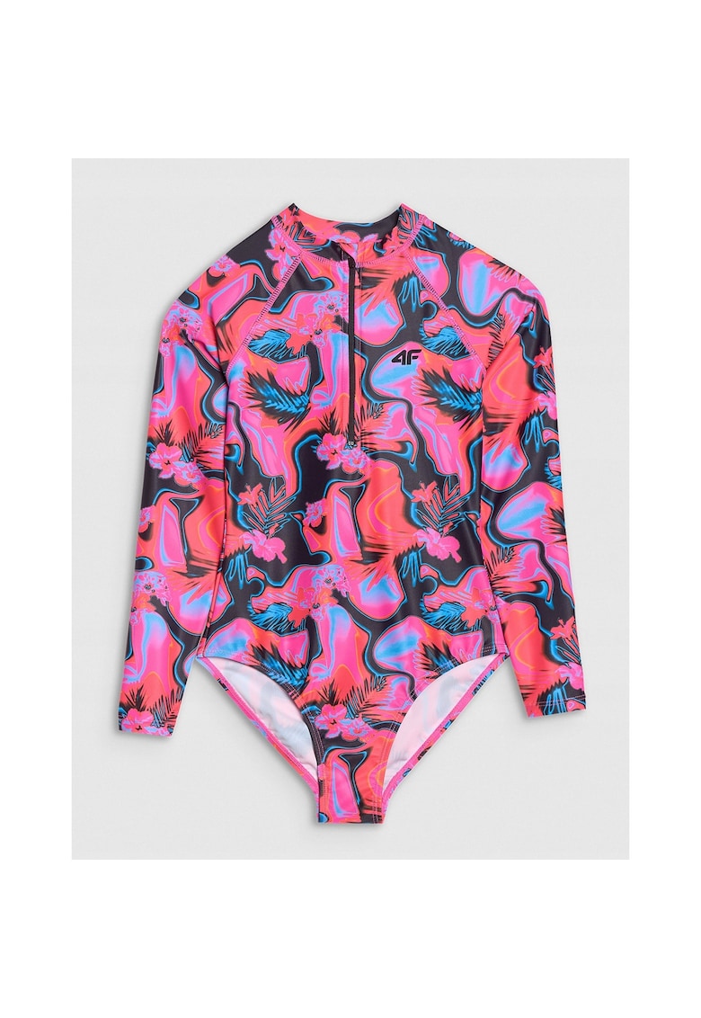Costum de baie intreg multicolor - pentru fete