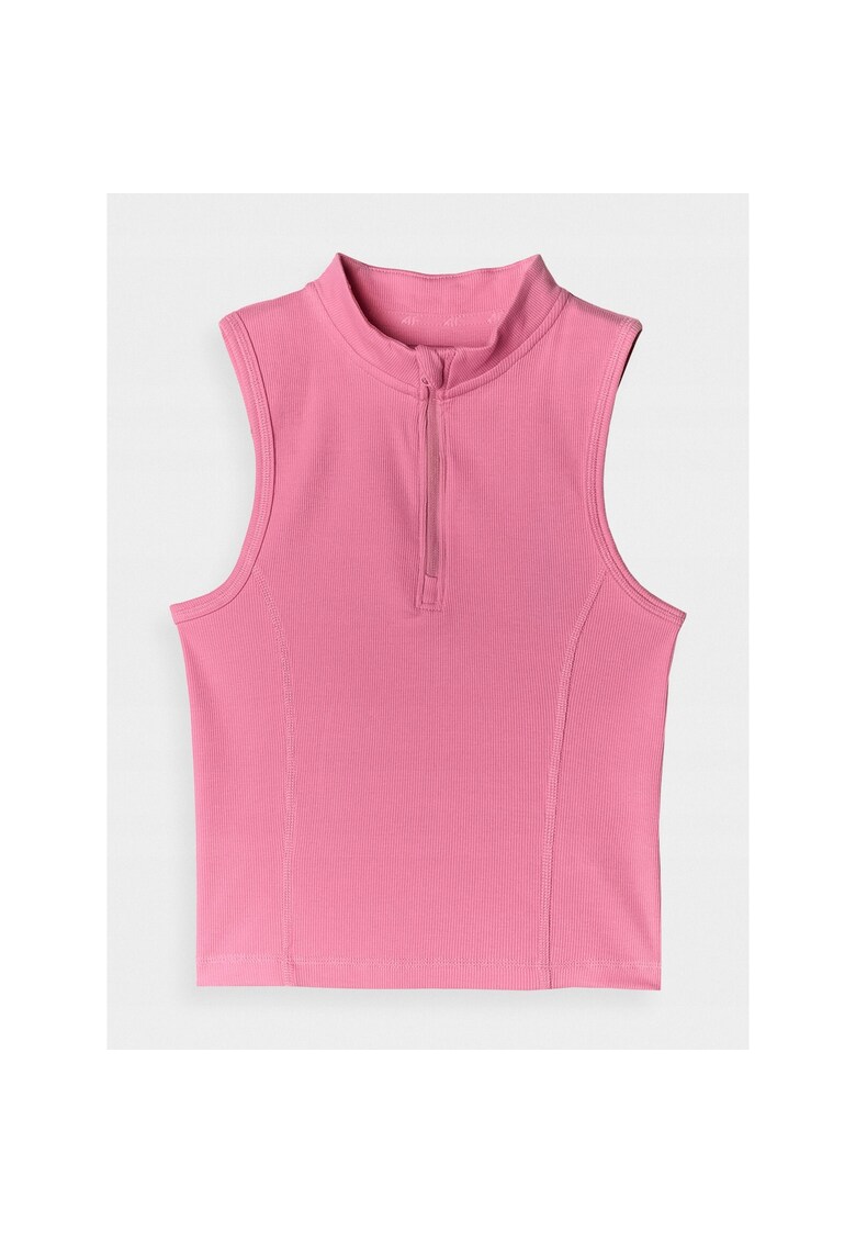 Maiou sport dama bumbac - croiala slim - roz