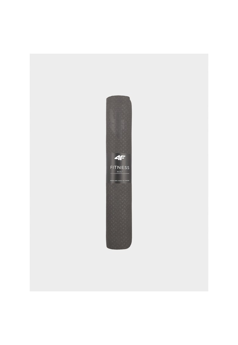 Saltea antrenament gri - 183x61cm - 4mm - set cu curea de transport