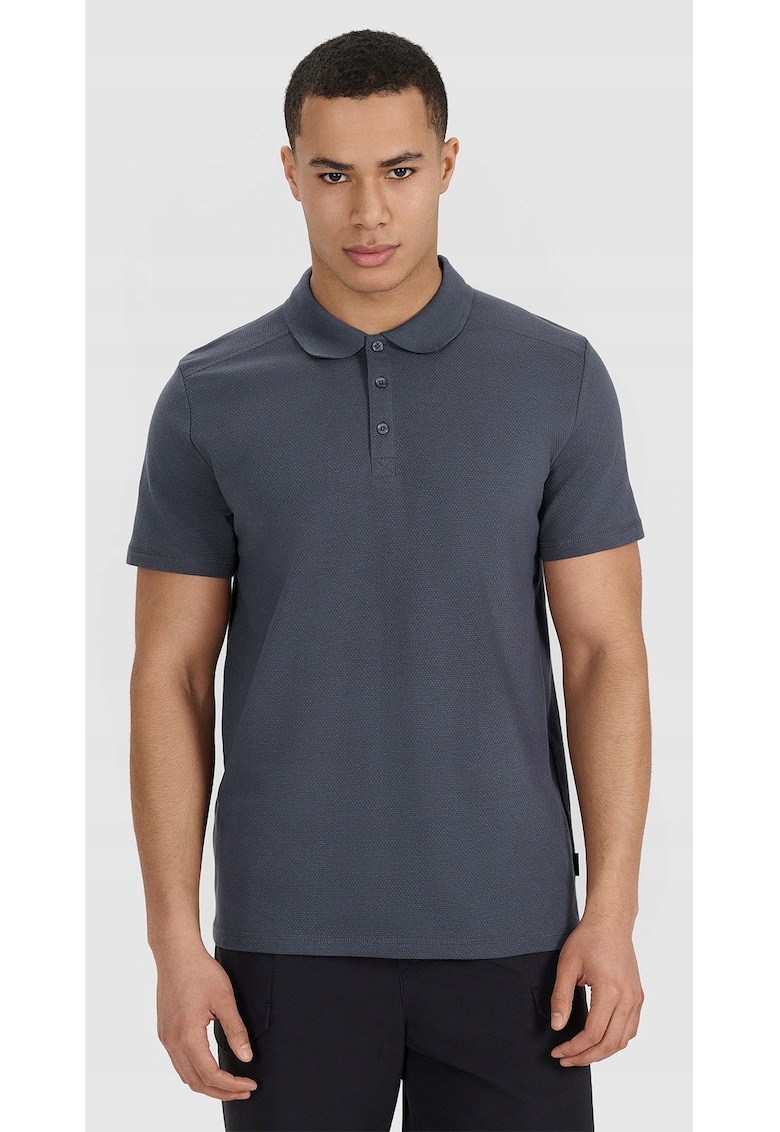 Tricou polo pentru barbati - gri - bumbac - Gri